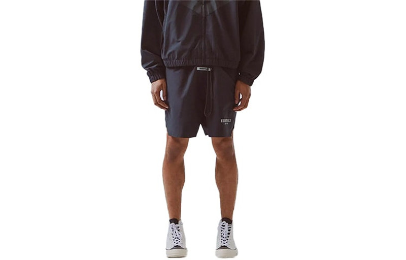 ESSENTIALS Fear of God Essentials FW19 Nylon Active Shorts 'Black' FOG-FW19-76 outlook