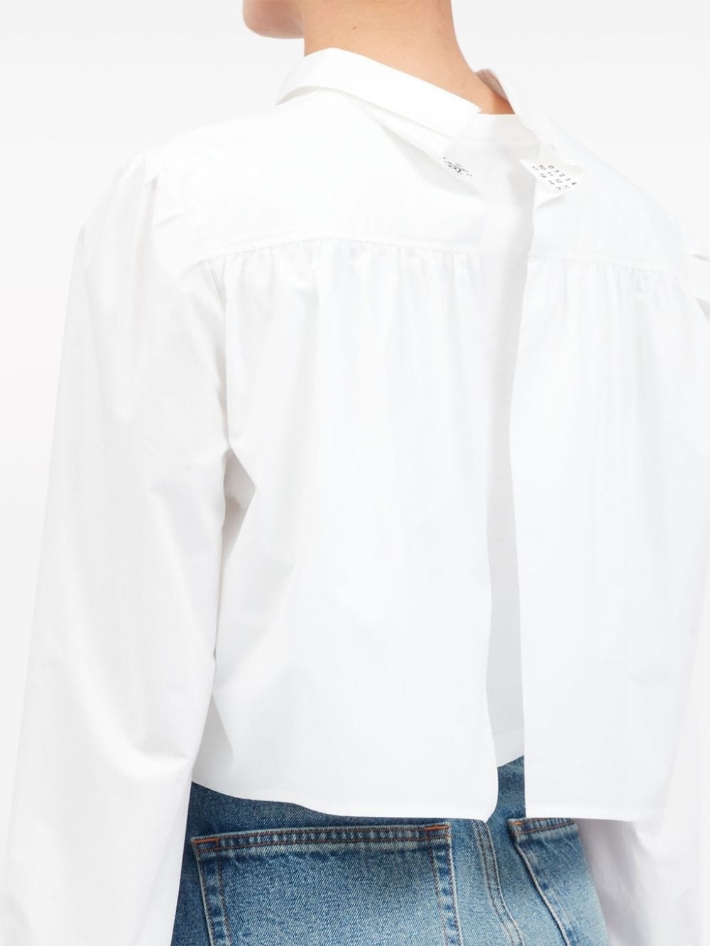 layered cotton shirt - 6