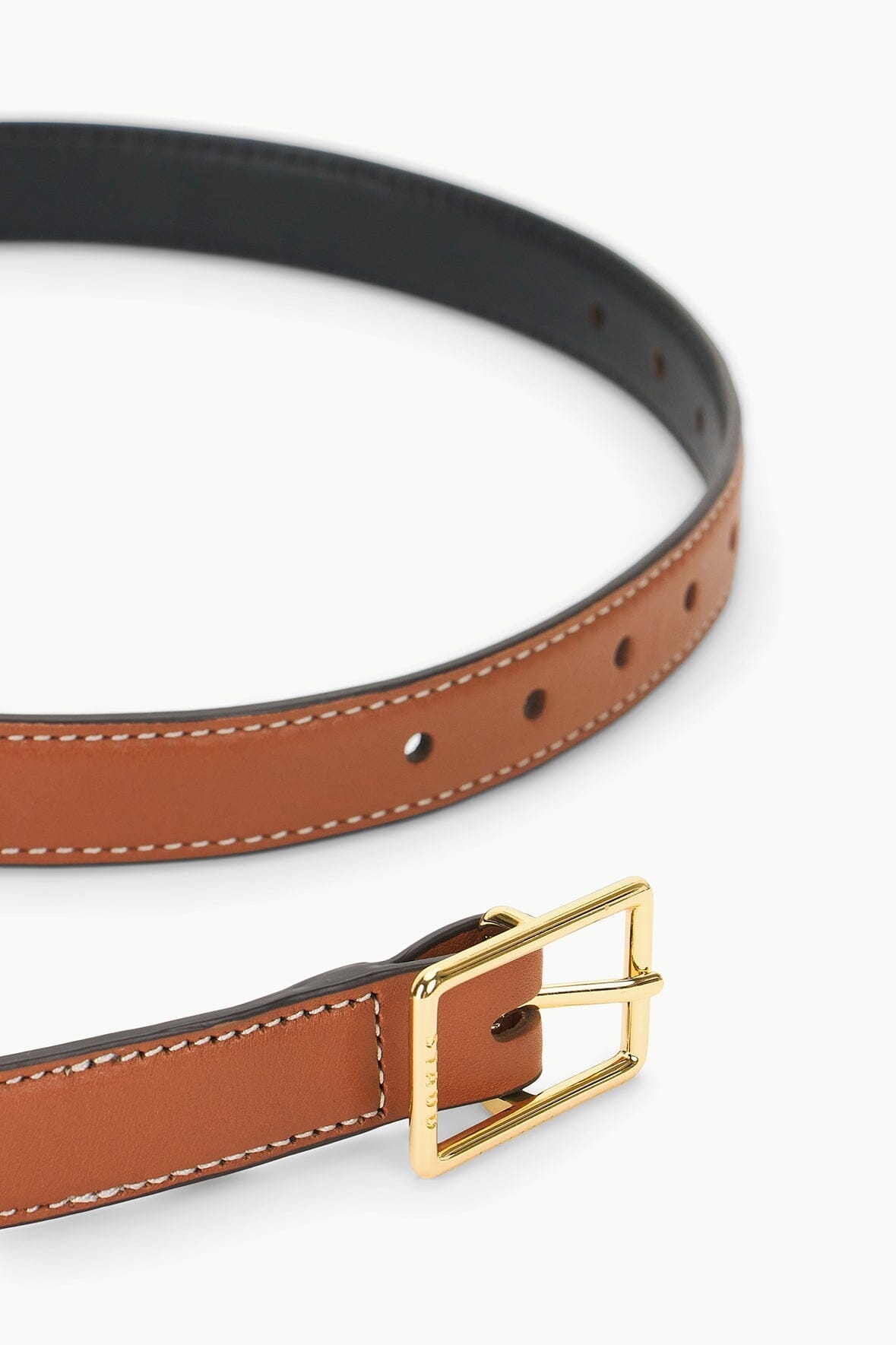 STAUD CLASSIC WIDE BELT TAN - 4
