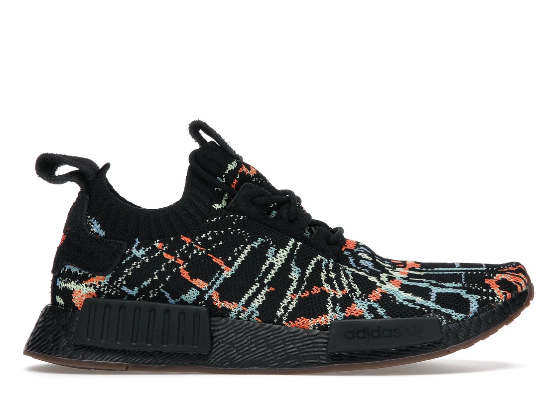 adidas NMD R1 Primeknit Black Multicolor - 1