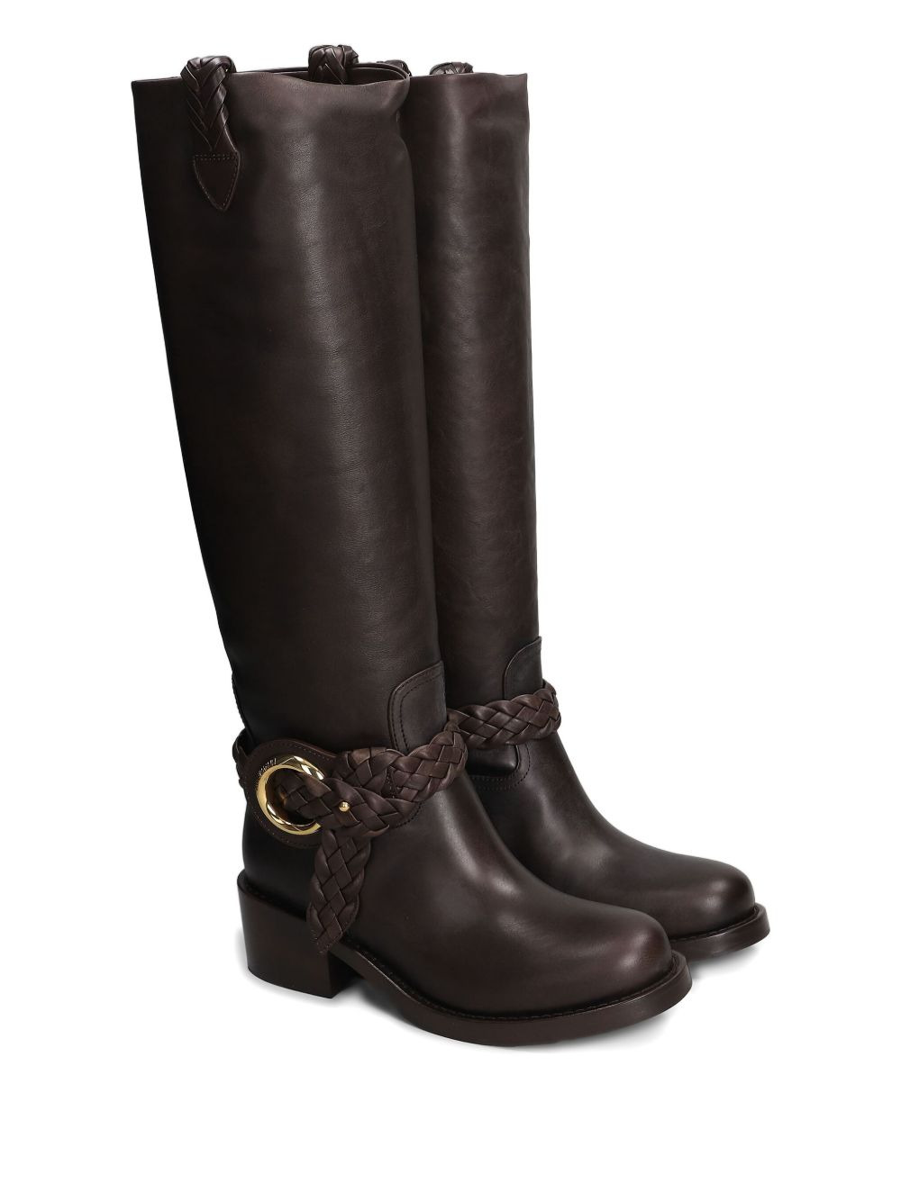 Helix braided buckle boots - 2