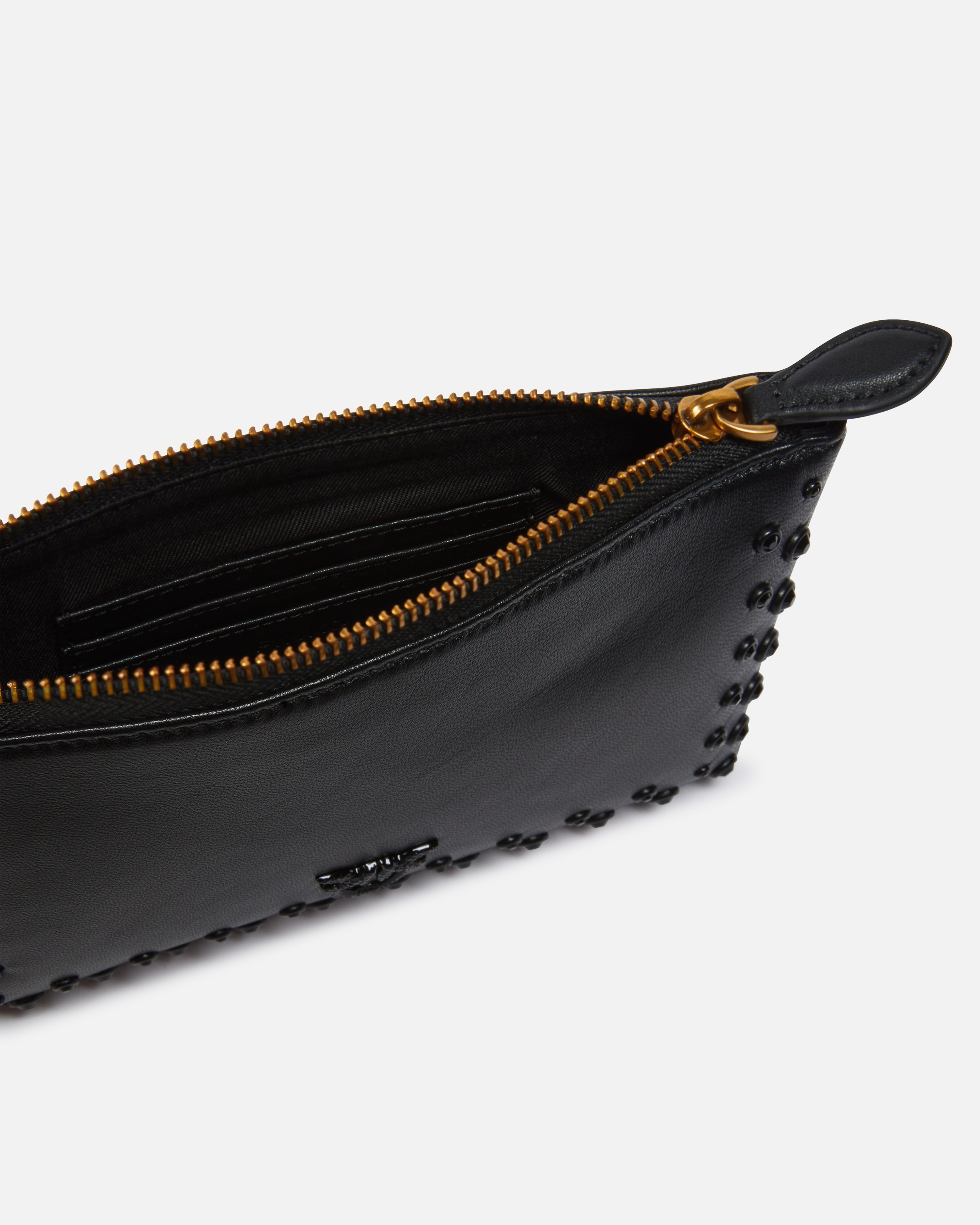 LAMINATED EVENING CROSSBODY BAG WITH RHINESTONES - 4