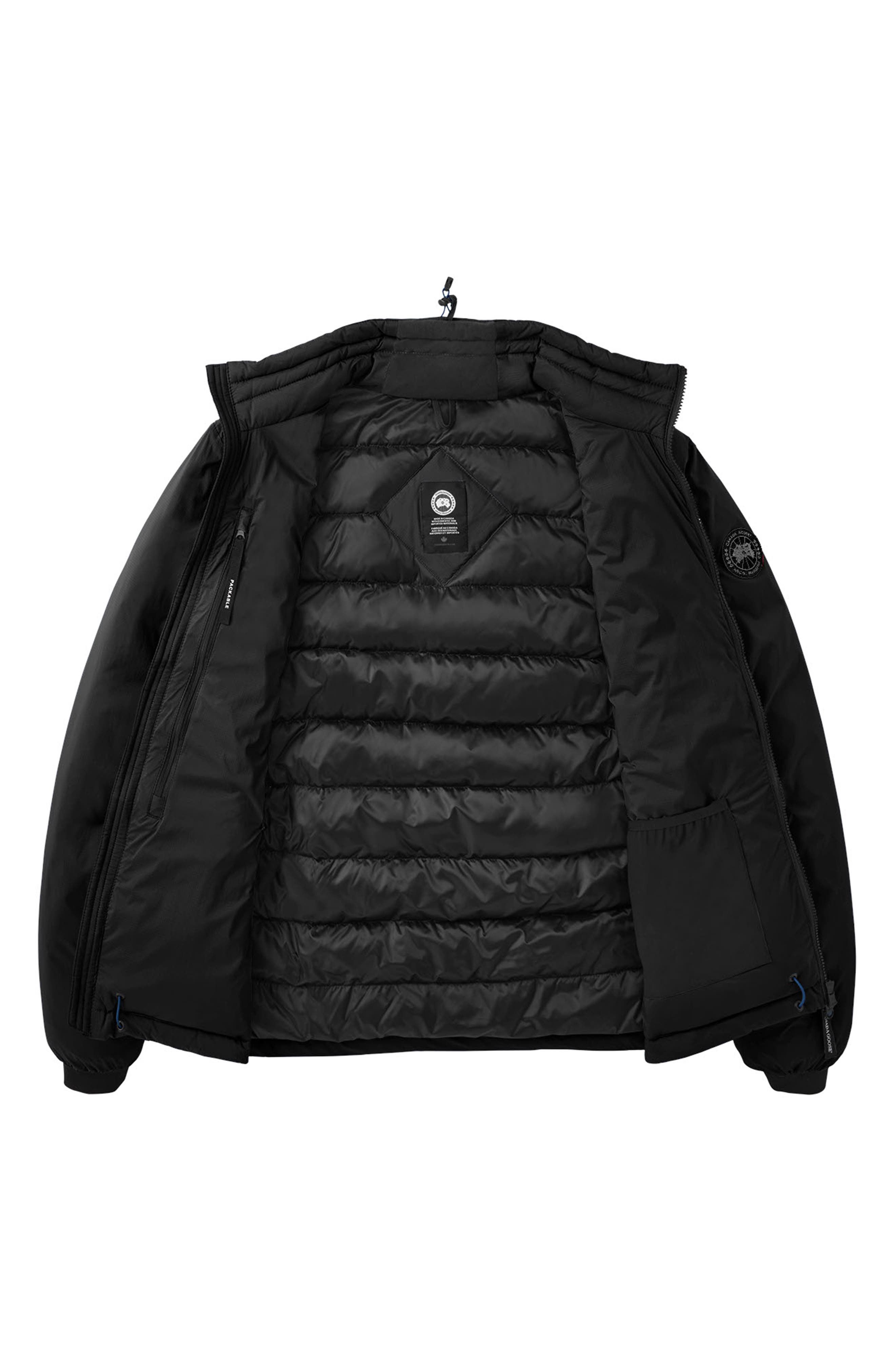 Canada Goose Lodge Packable 750 Fill Power Down Jacket in Black at Nordstrom - 6