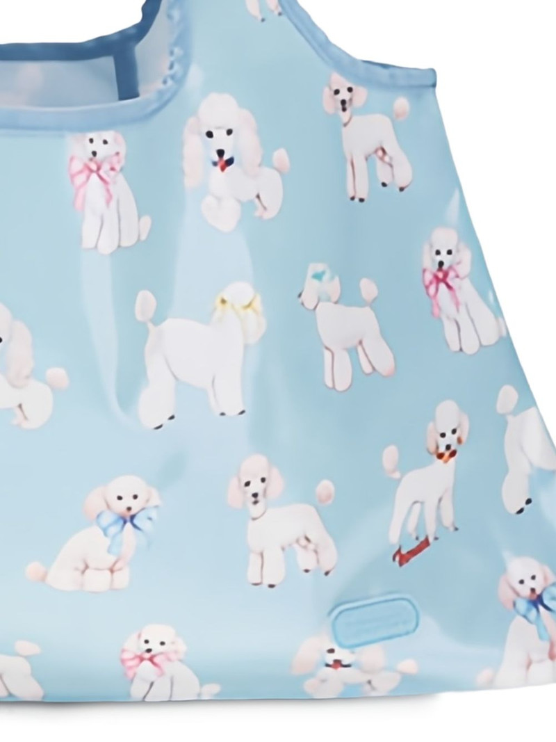 poodle-print tote bag 3