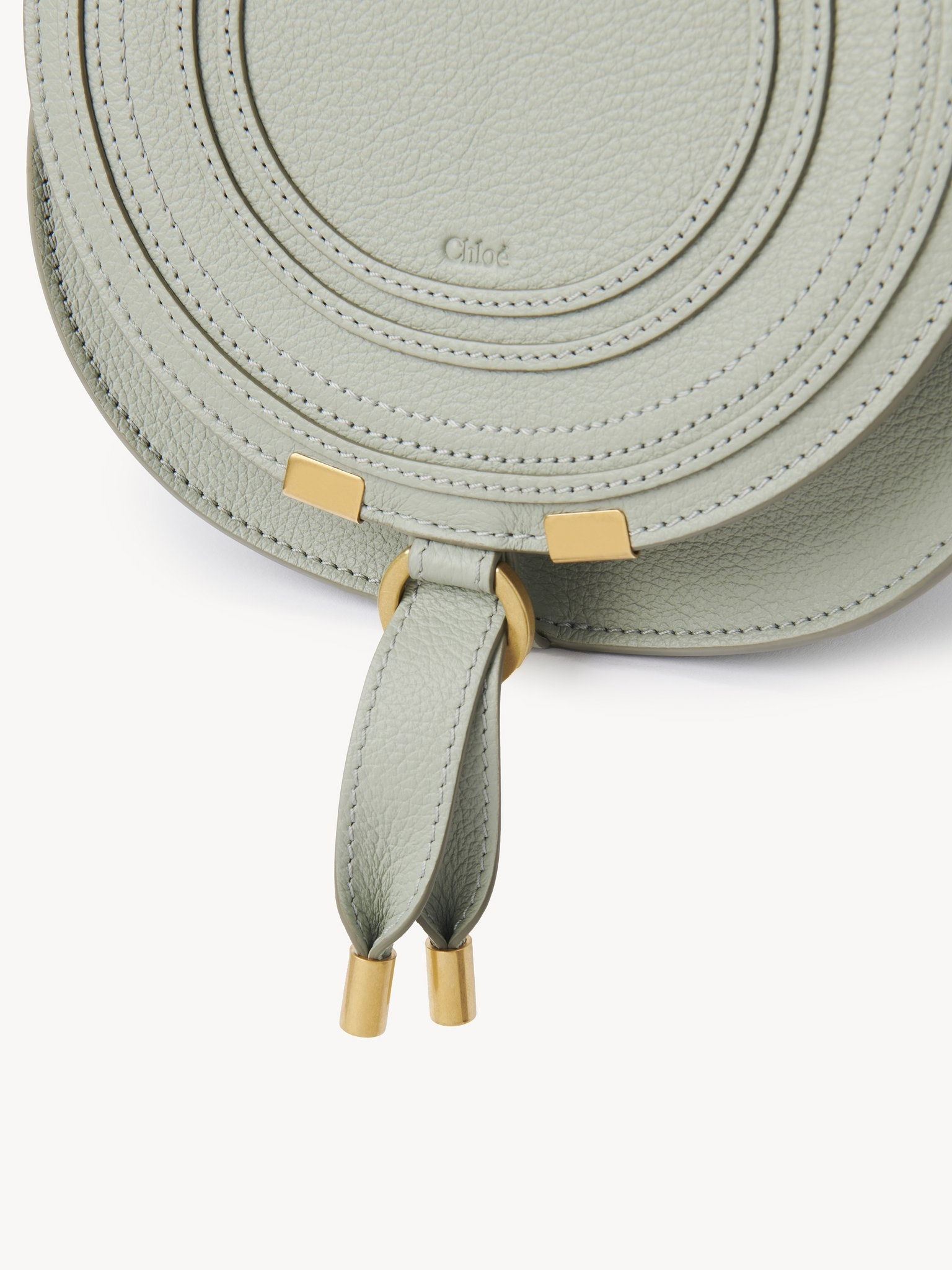 SMALL MARCIE SADDLE BAG IN GRAINED LEATHER - 6