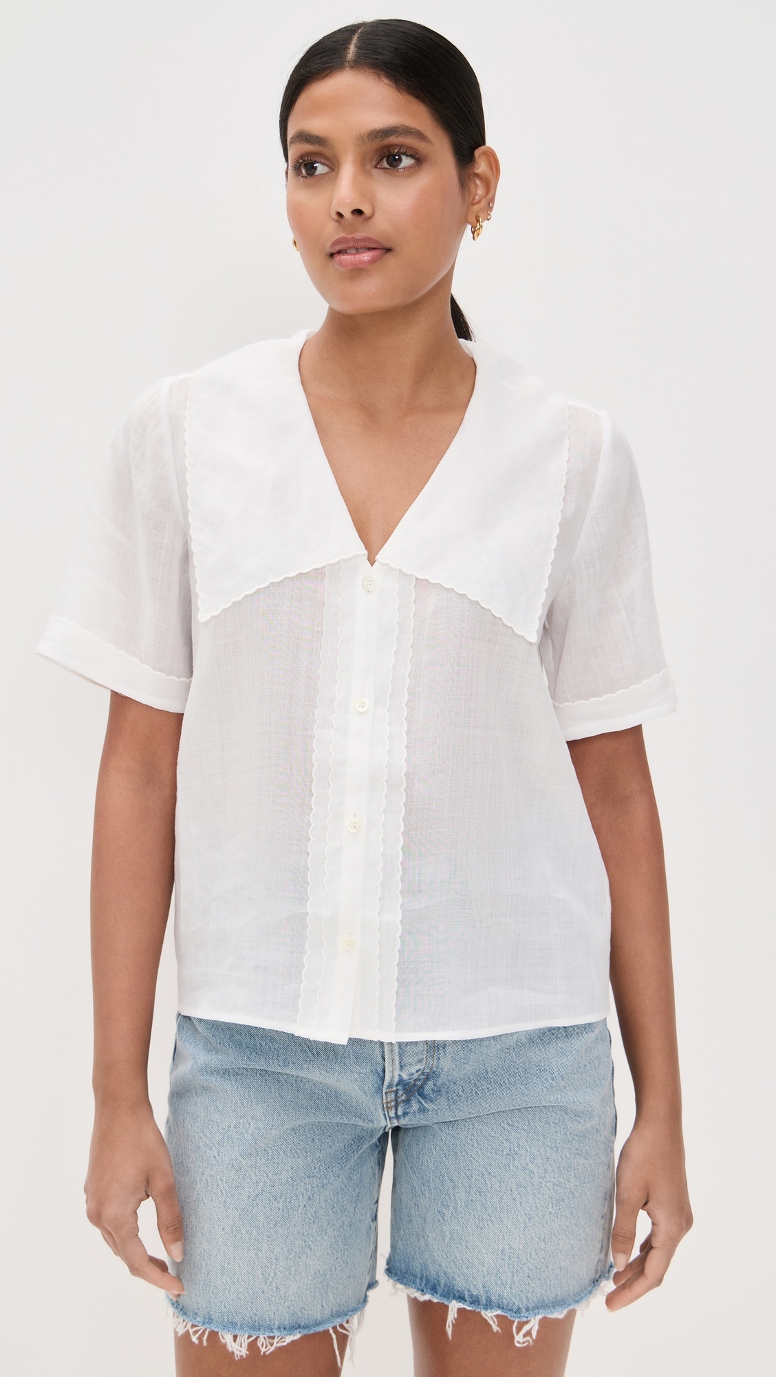 The Scallop Sailor Blouse - 6