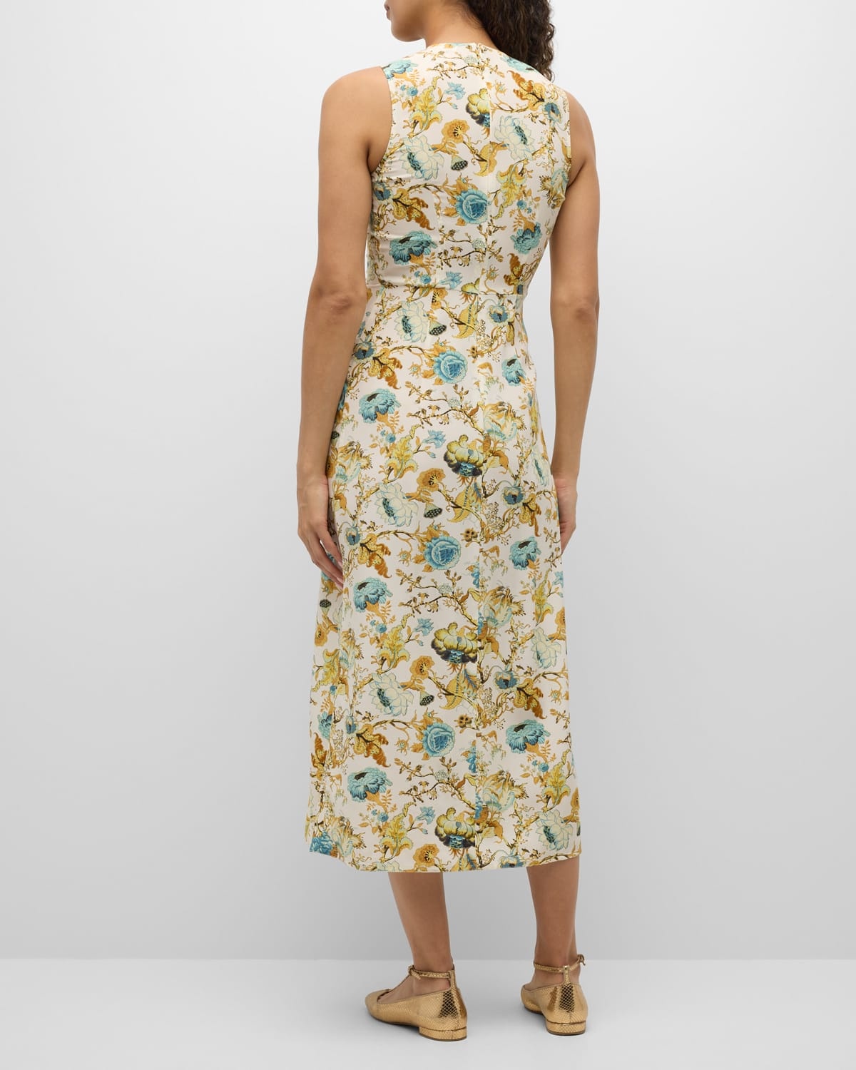 Lorna Floral Midi Dress - 4