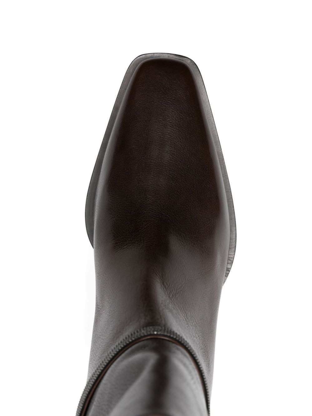 leather cowboy boots - 4