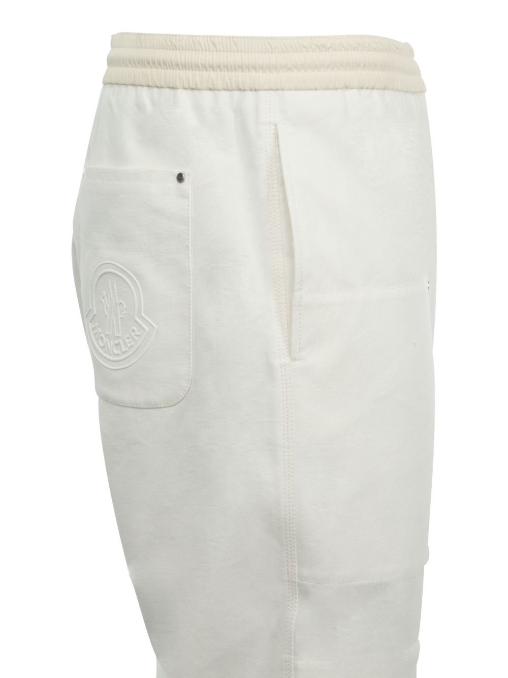 logo-embroidered trousers - 3