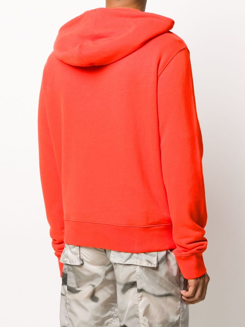 logo-print drawstring hoodie - 4