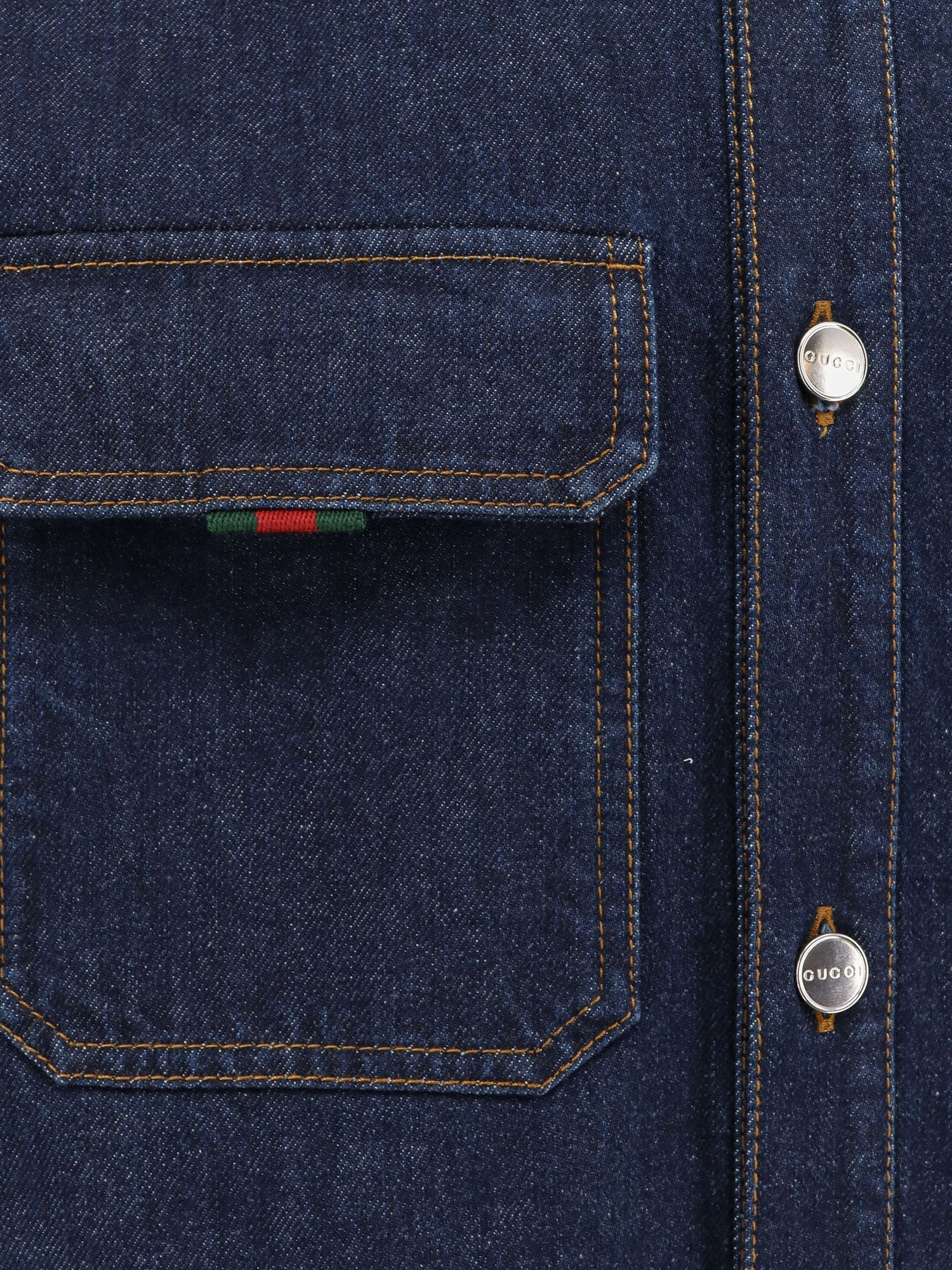Gucci Men Dark Denim Shirt - 3