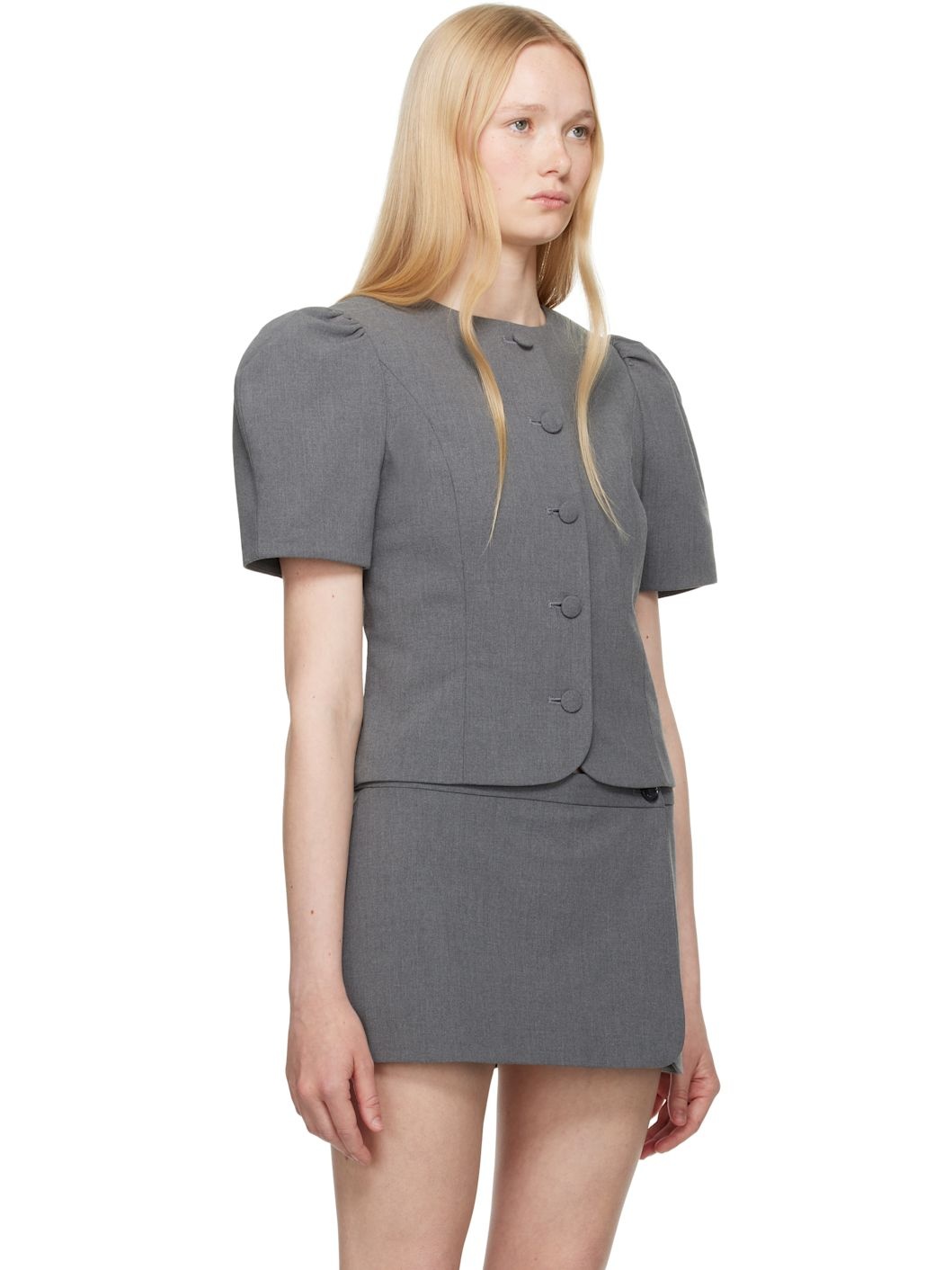 Gray Bonny Blouse - 2