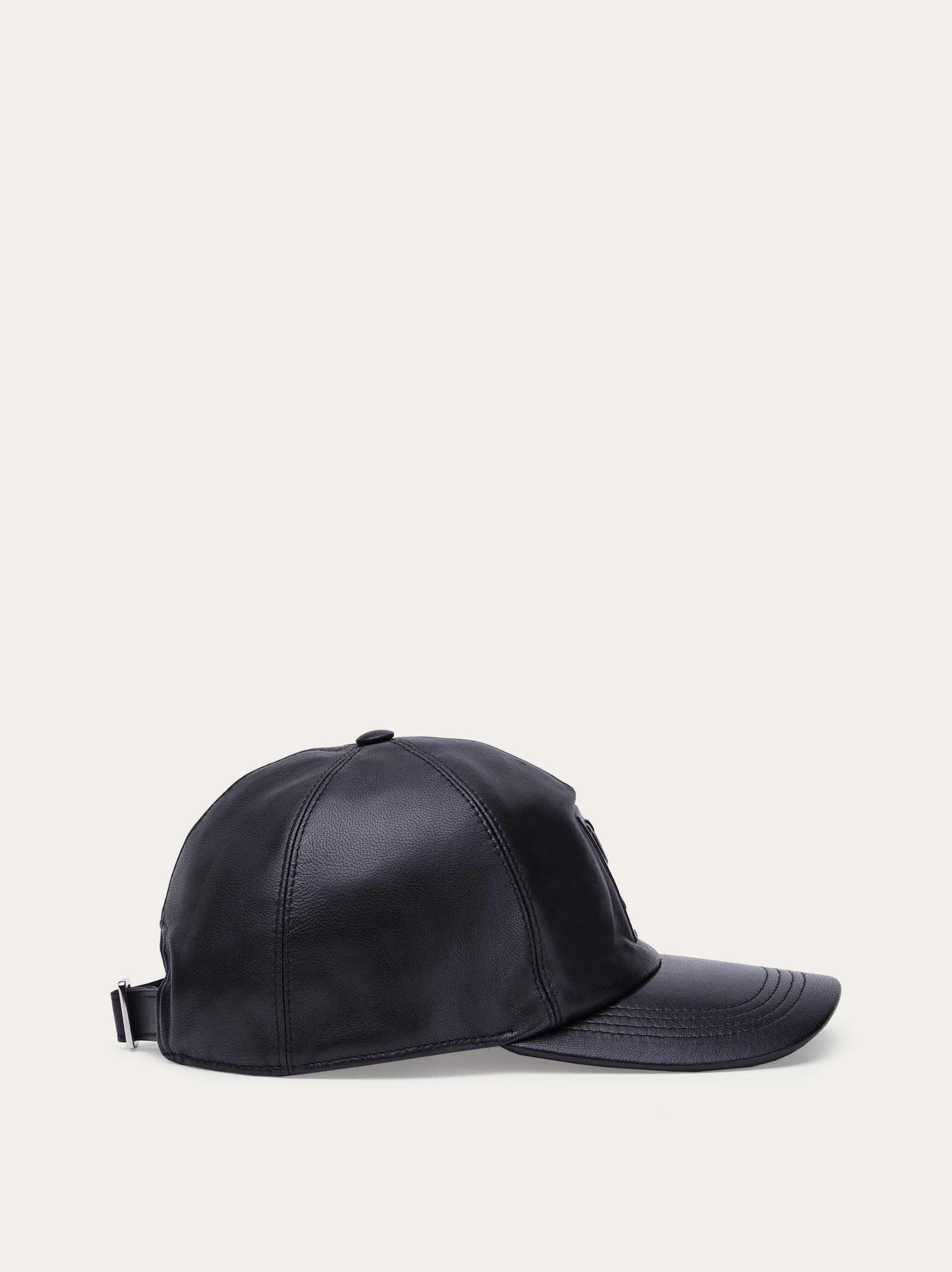 Nappa leather baseball cap - 4