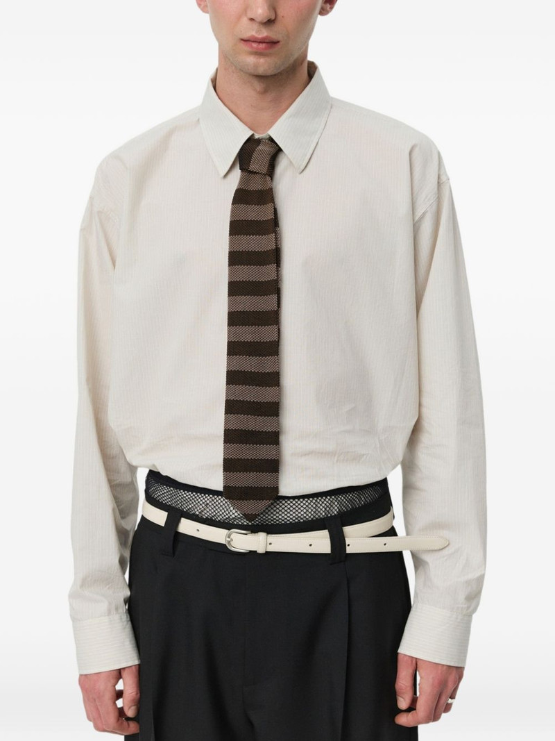 mfpen striped knitted tie outlook