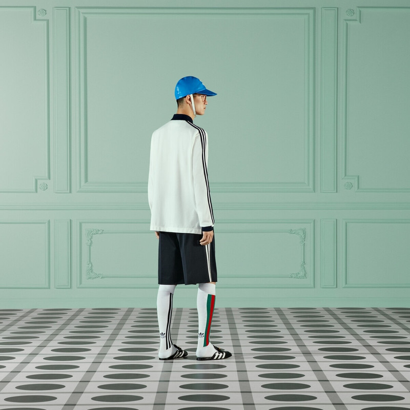 adidas x Gucci cotton piquet polo shirt 3