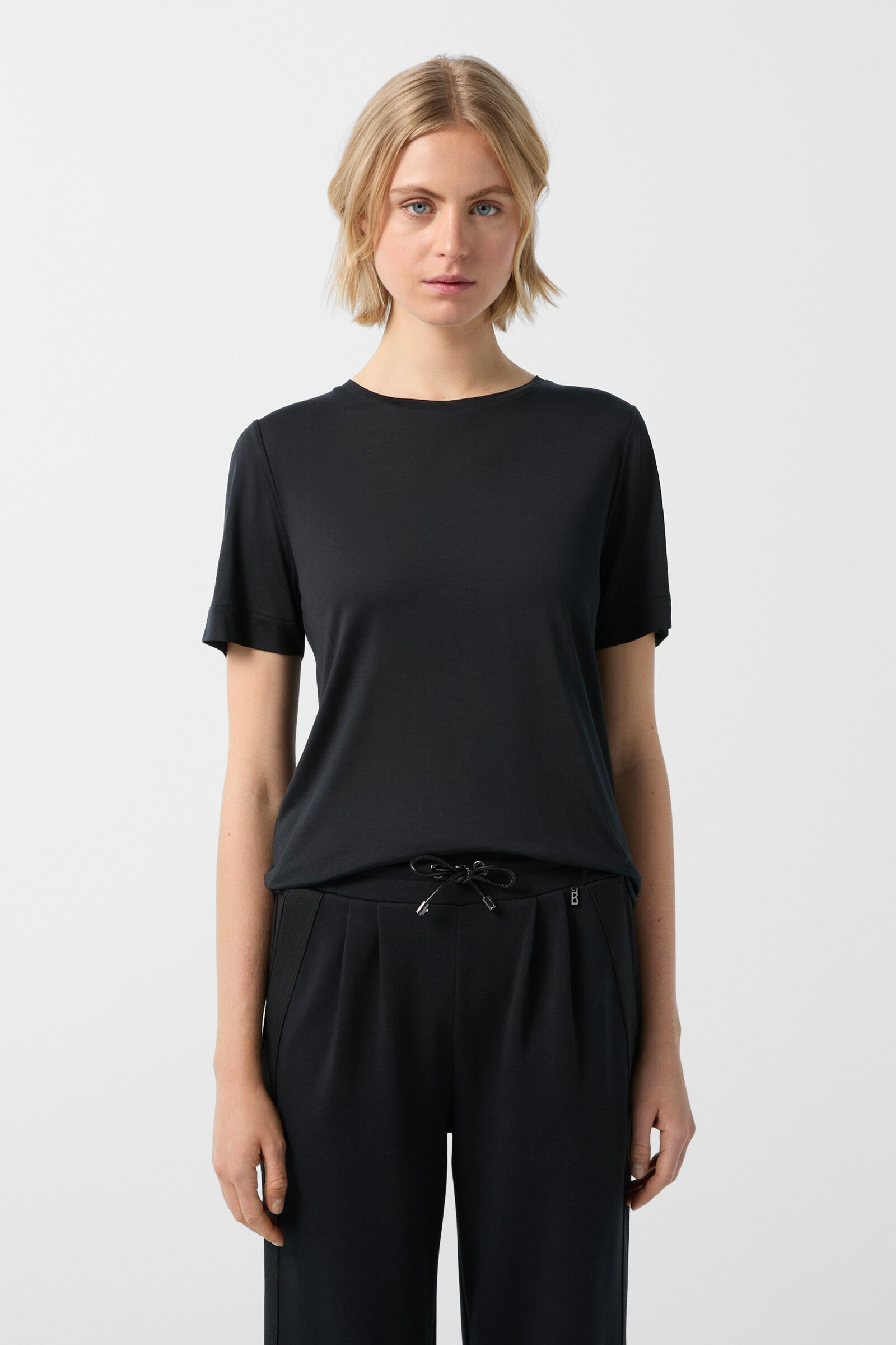 Sienna Silk top in Black - 2