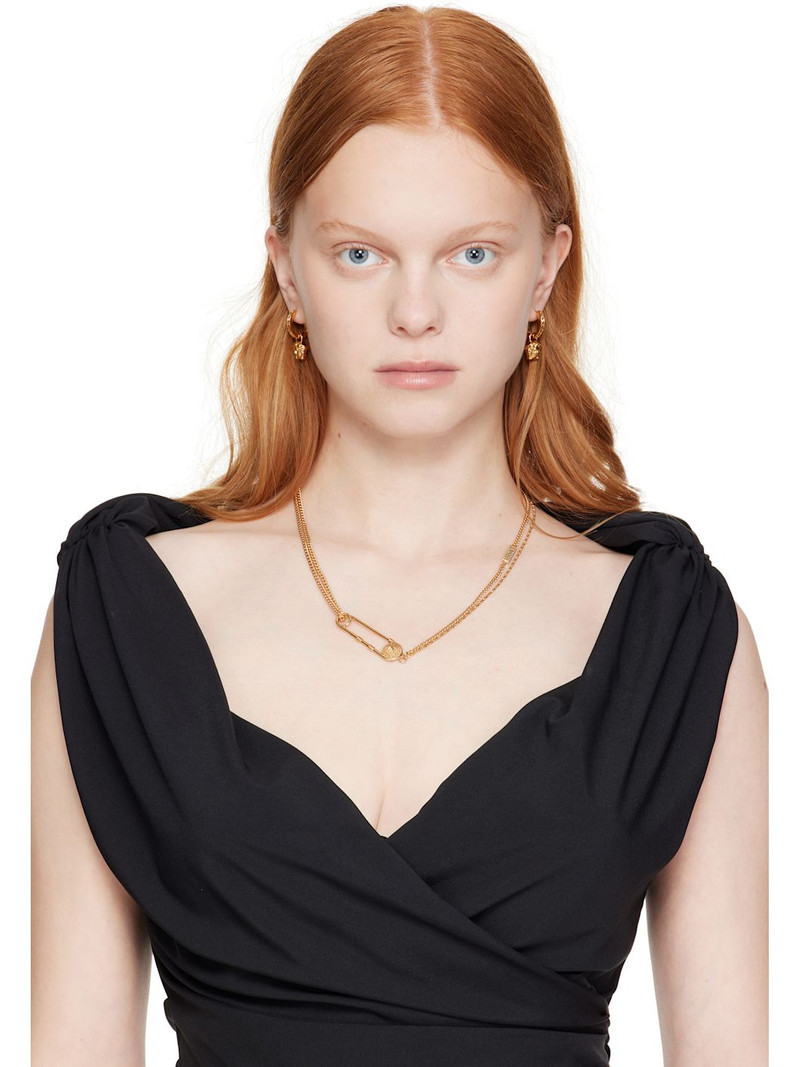 VERSACE Safety Pin Necklace outlook