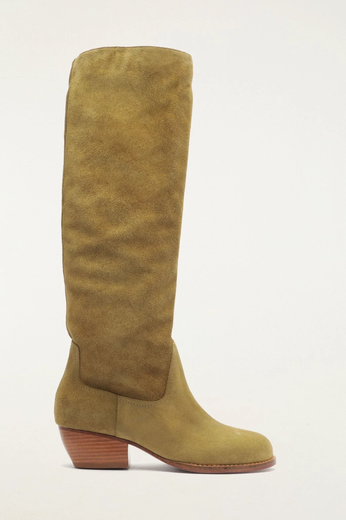 Suede Riding Boot - 1