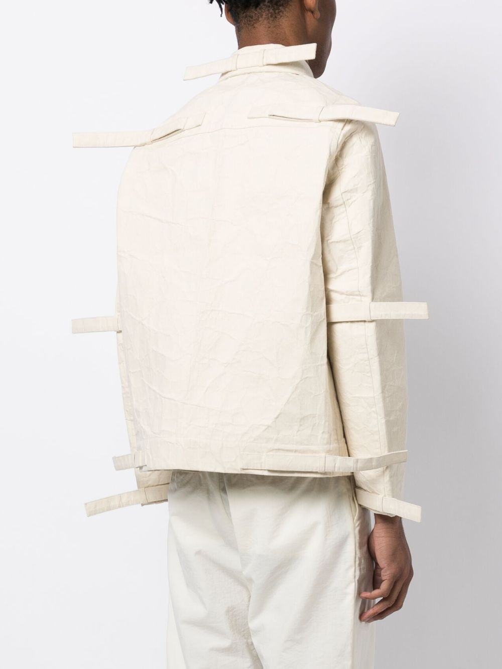Tab eyelet strings jacket - 4