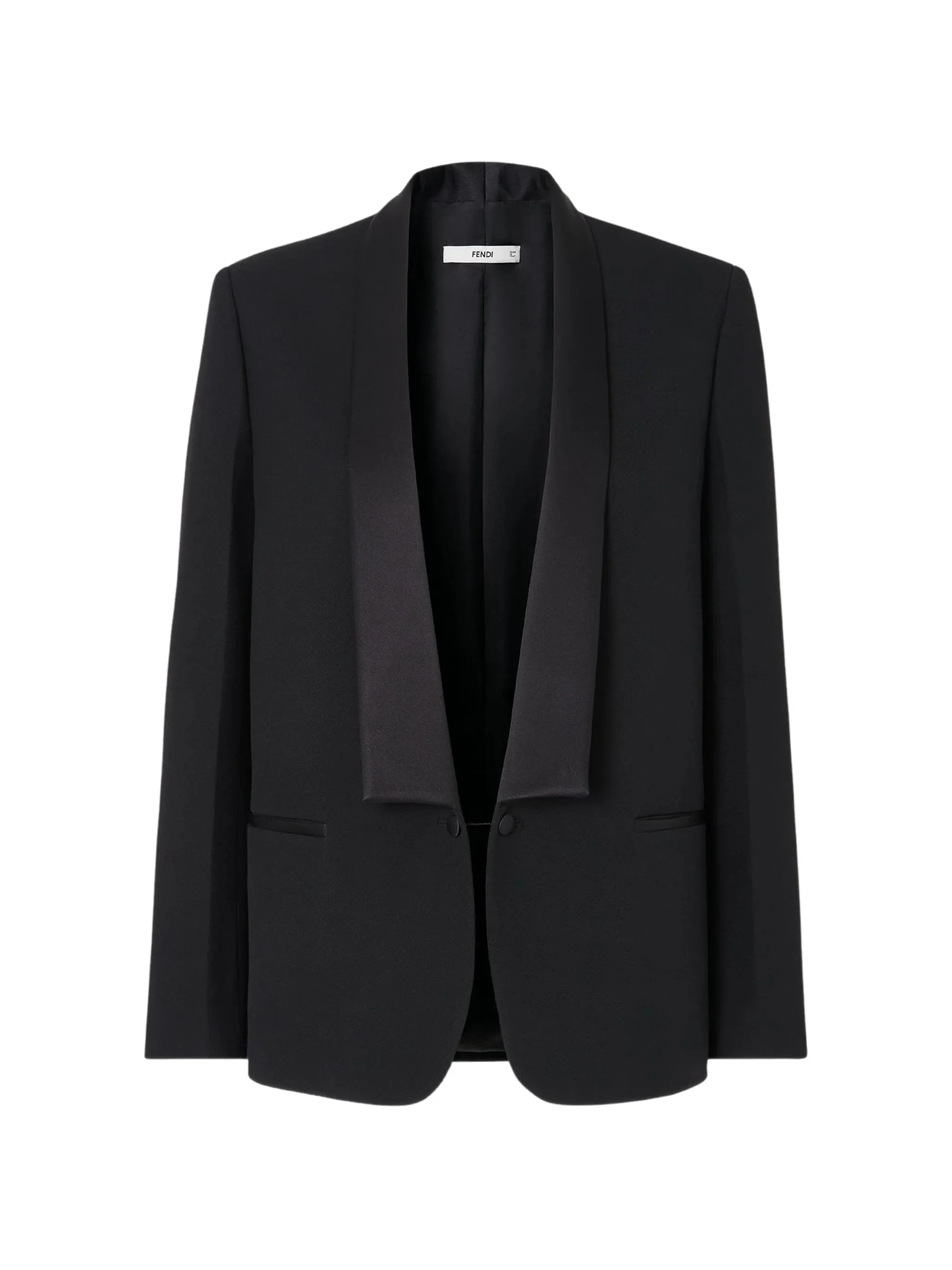 Fendi Shawl-lapel Wool Blazer - 1