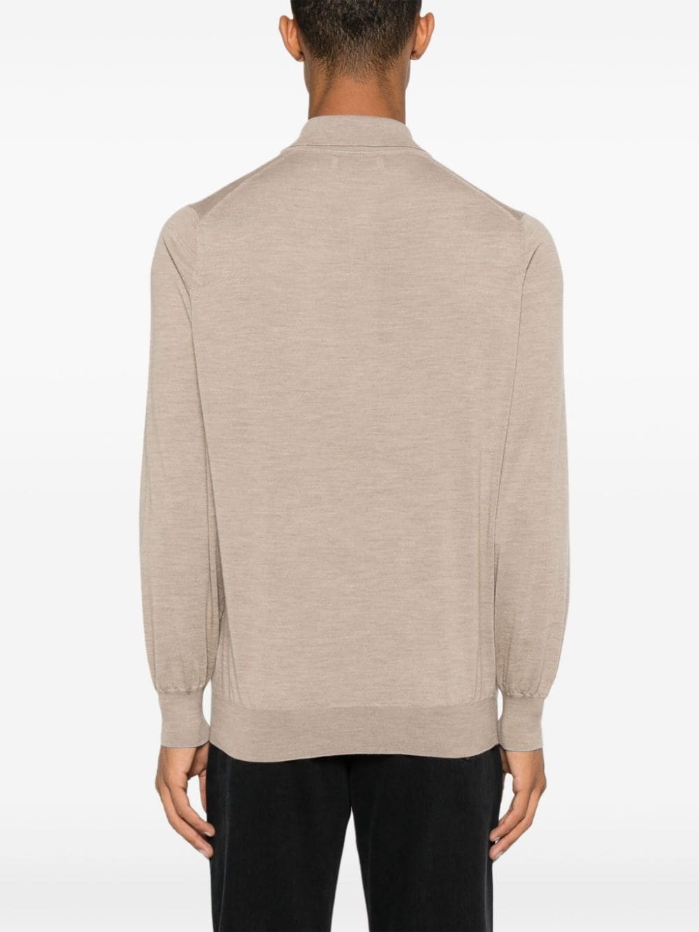 fine-knit polo shirt - 4