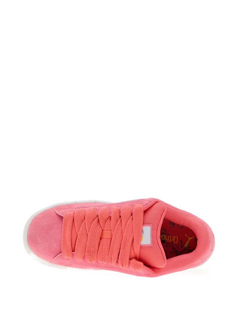 Suede Xl lace-up sneakers 4