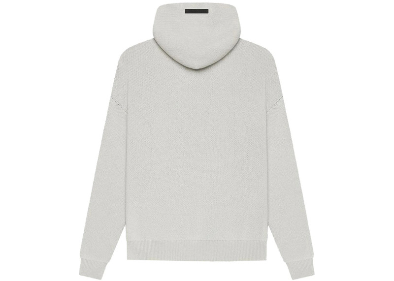 ESSENTIALS Fear of God Essentials Knit Pullover Hoodie (SS21) Light Heather Oatmeal outlook