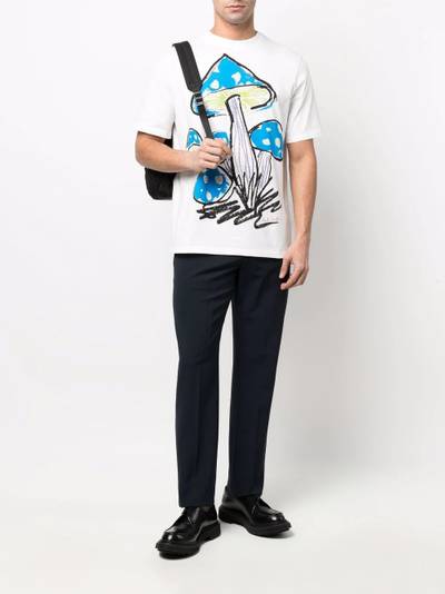 Paul Smith mushroom-print crew-neck T-shirt outlook