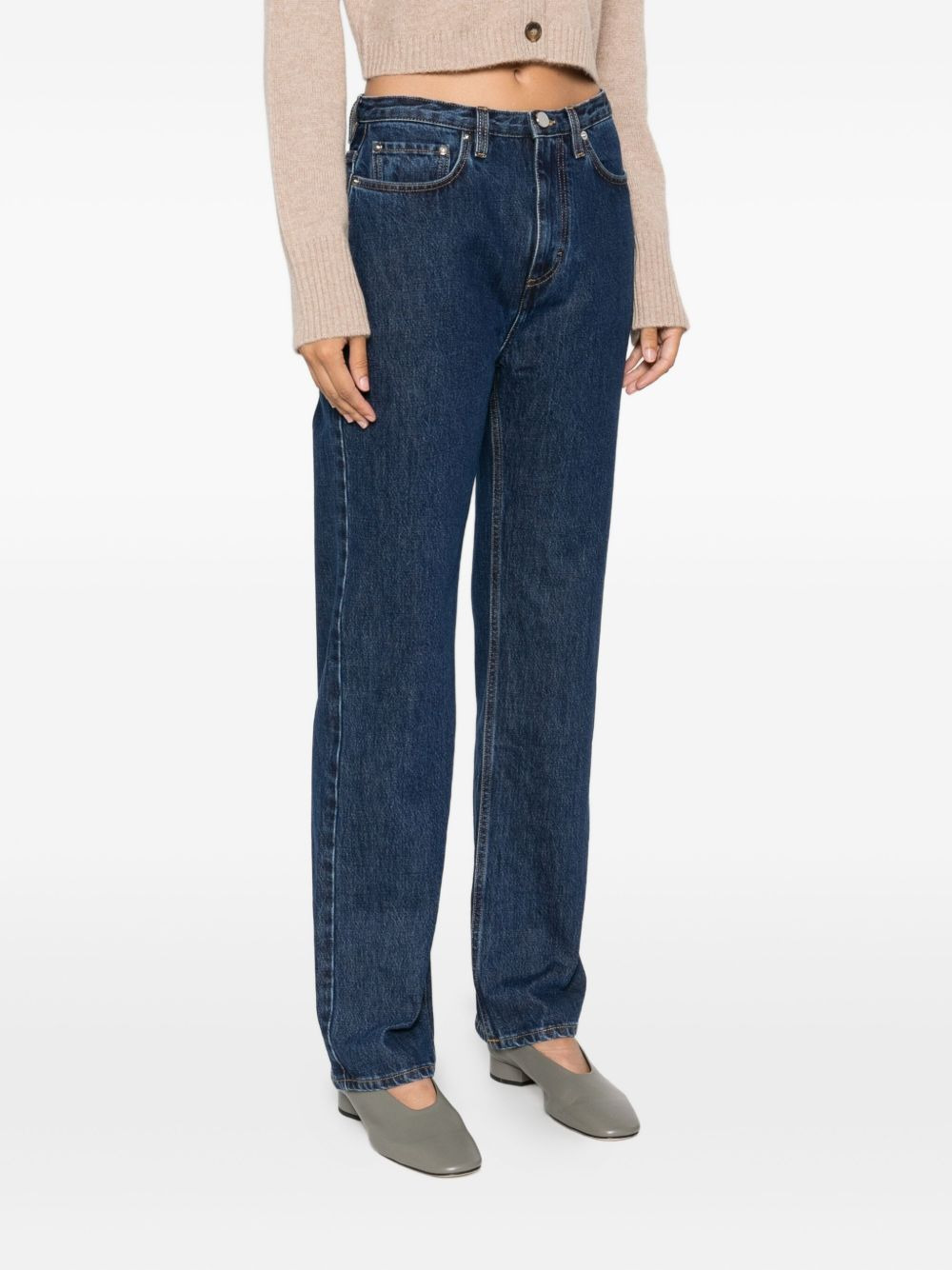 straight leg jeans - 3