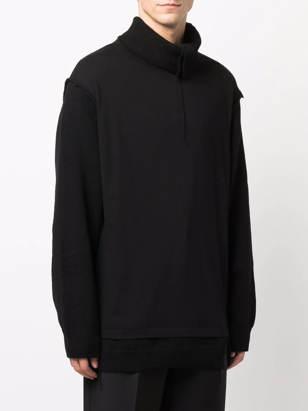 high neck sweatshirt - 3