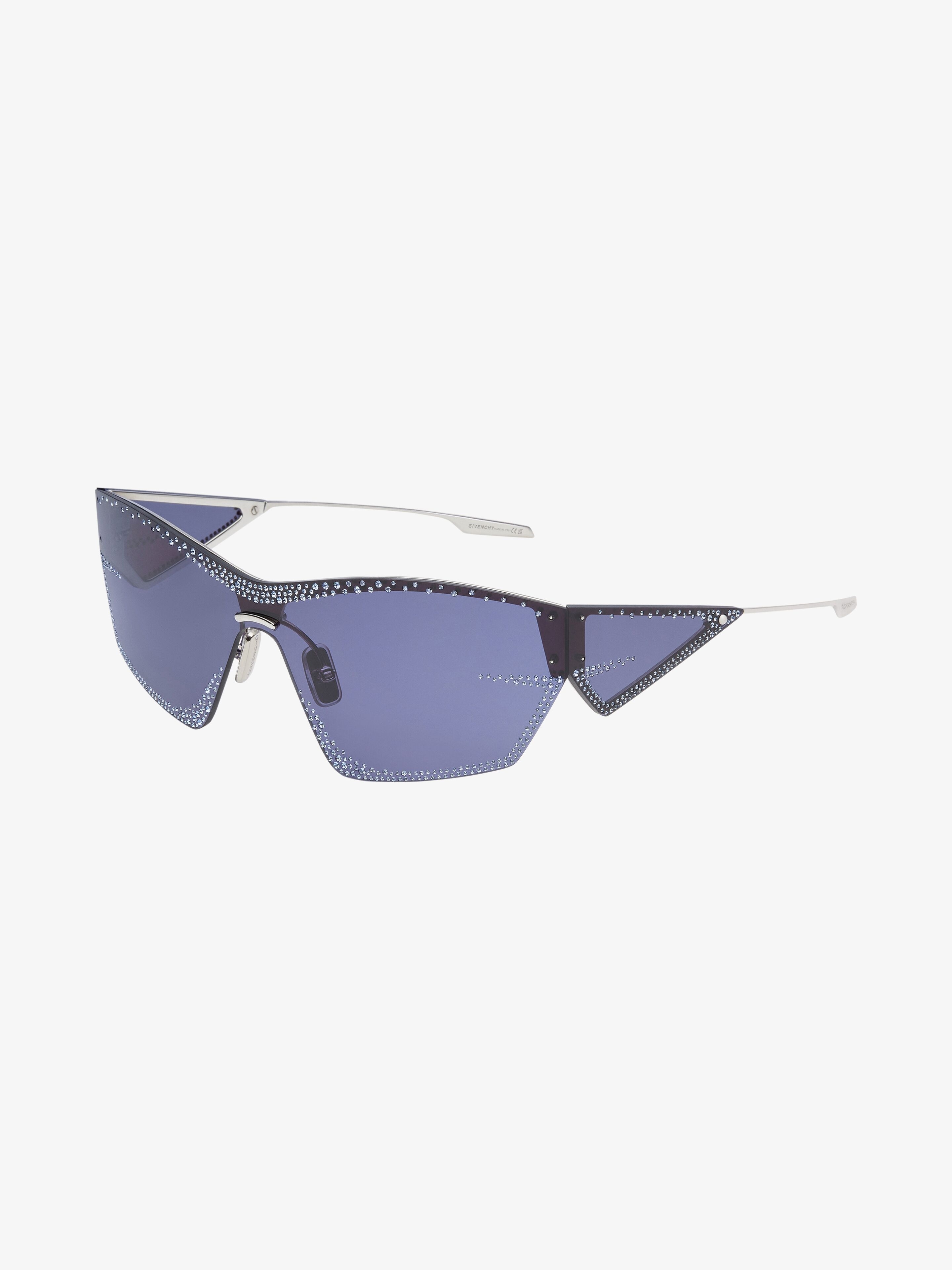 GIV CUT UNISEX SUNGLASSES IN METAL WITH CRYSTALS - 1