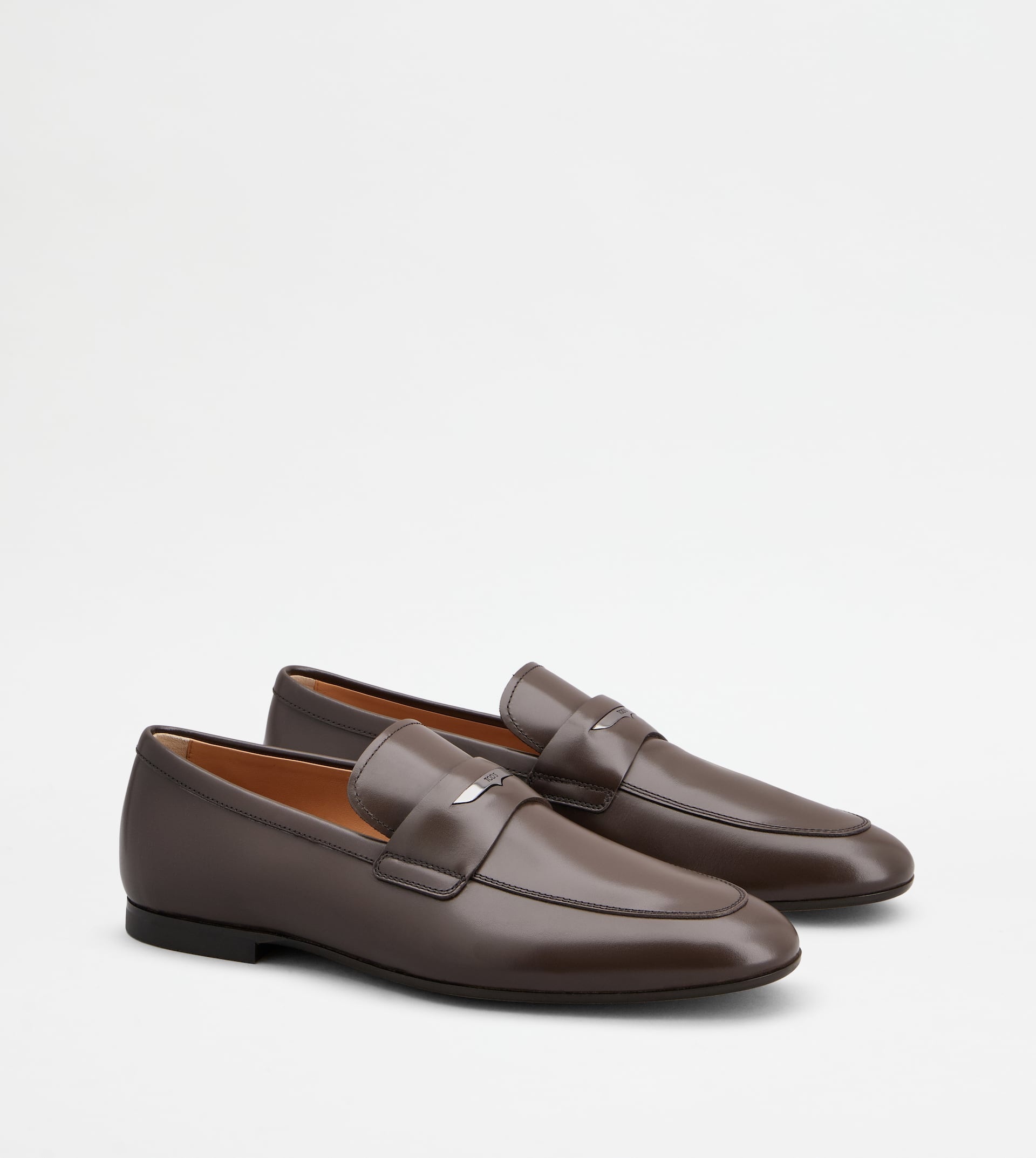LOAFERS IN LEATHER - BROWN - 2