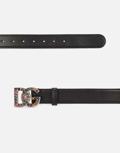 Dolce & Gabbana Belt with bejeweled buckle outlook