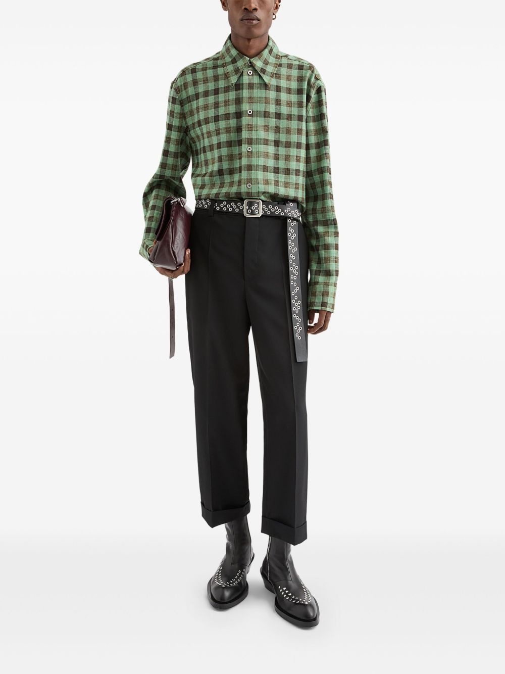 checked shirt - 2