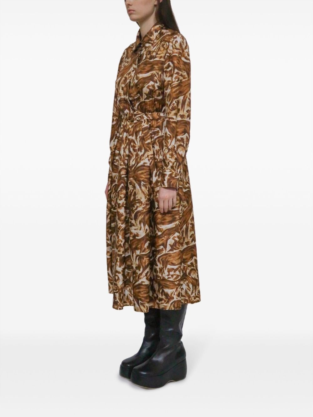 pleated dress - 4