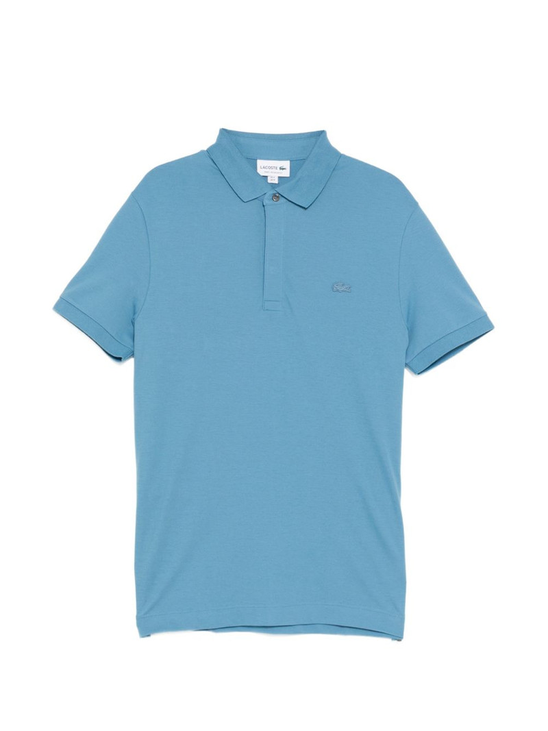 logo-patched short-sleeve polo shirt 1