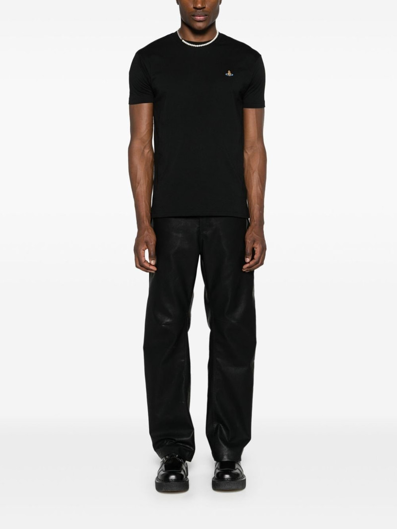 Vivienne Westwood Orb-embroidered cotton T-shirt outlook