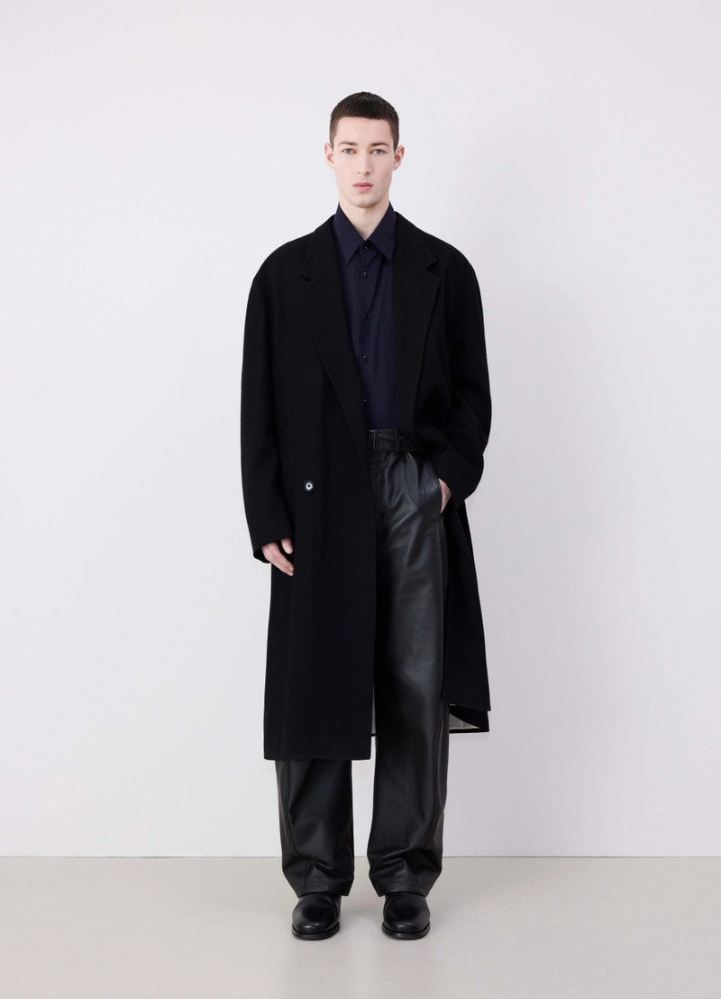 Lemaire MAXI DOUBLE BREASTED COAT | REVERSIBLE
