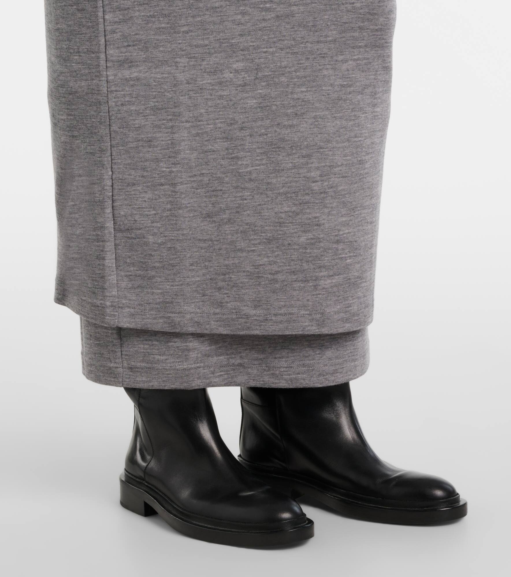 Virgin wool midi dress - 6
