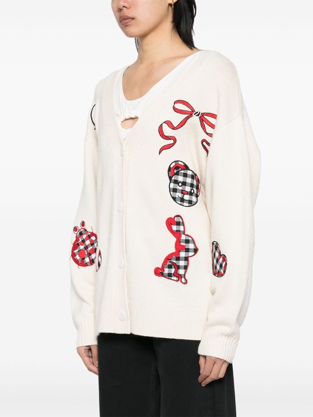 playful patchwork cardigan - 3