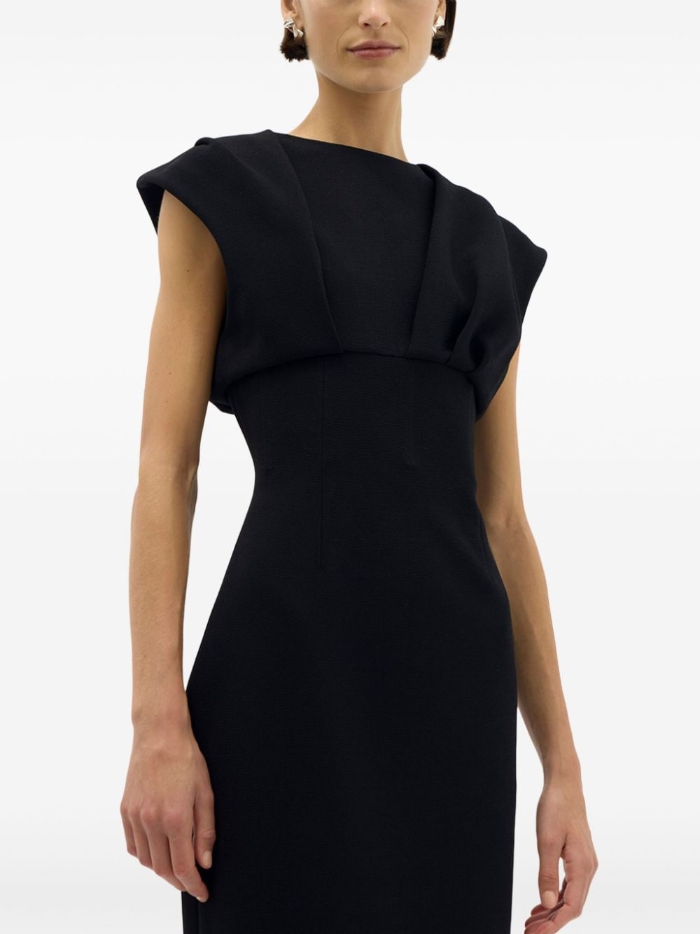 Maggie draped-detailed midi dress - 6