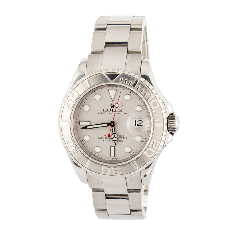 Pre-Owned Rolex Yacht-Master 16622 Platinum Bezel - 2