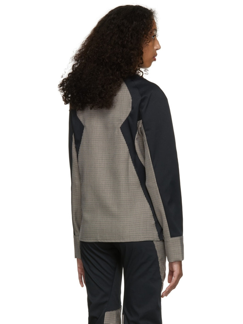 Black & Beige Stride Pullover Shirt 3