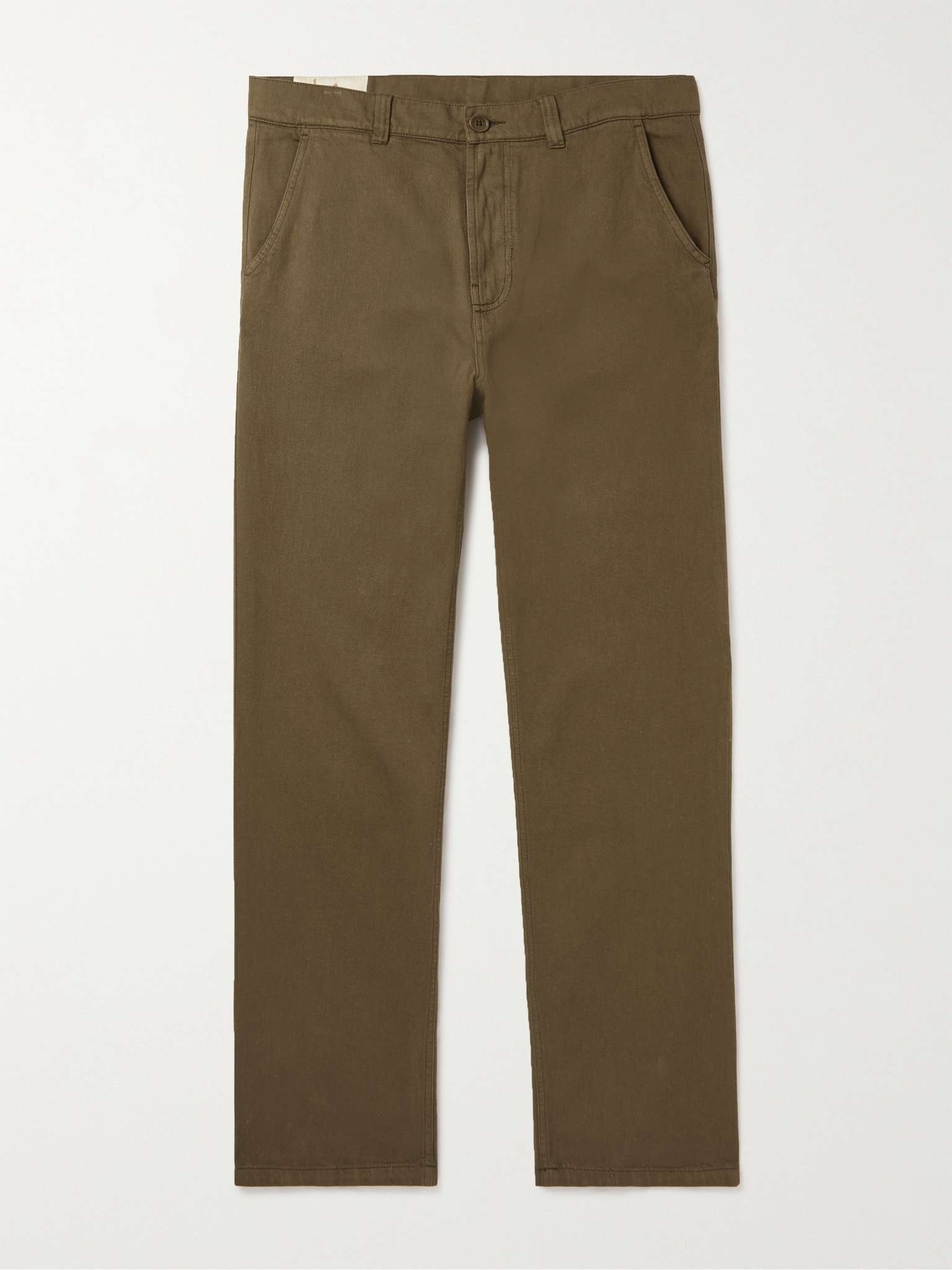 Lazy Leo Organic Cotton-Twill Trousers - 1