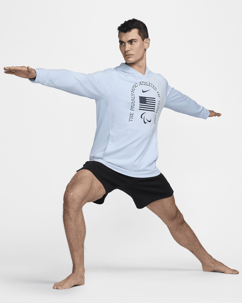 USA Restore Men's Nike Dri-FIT Yoga Lightweight Hoodie 8