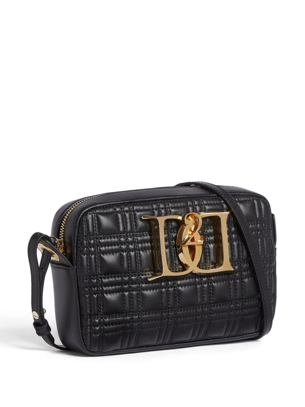 quilted leather crossbody bag - 3