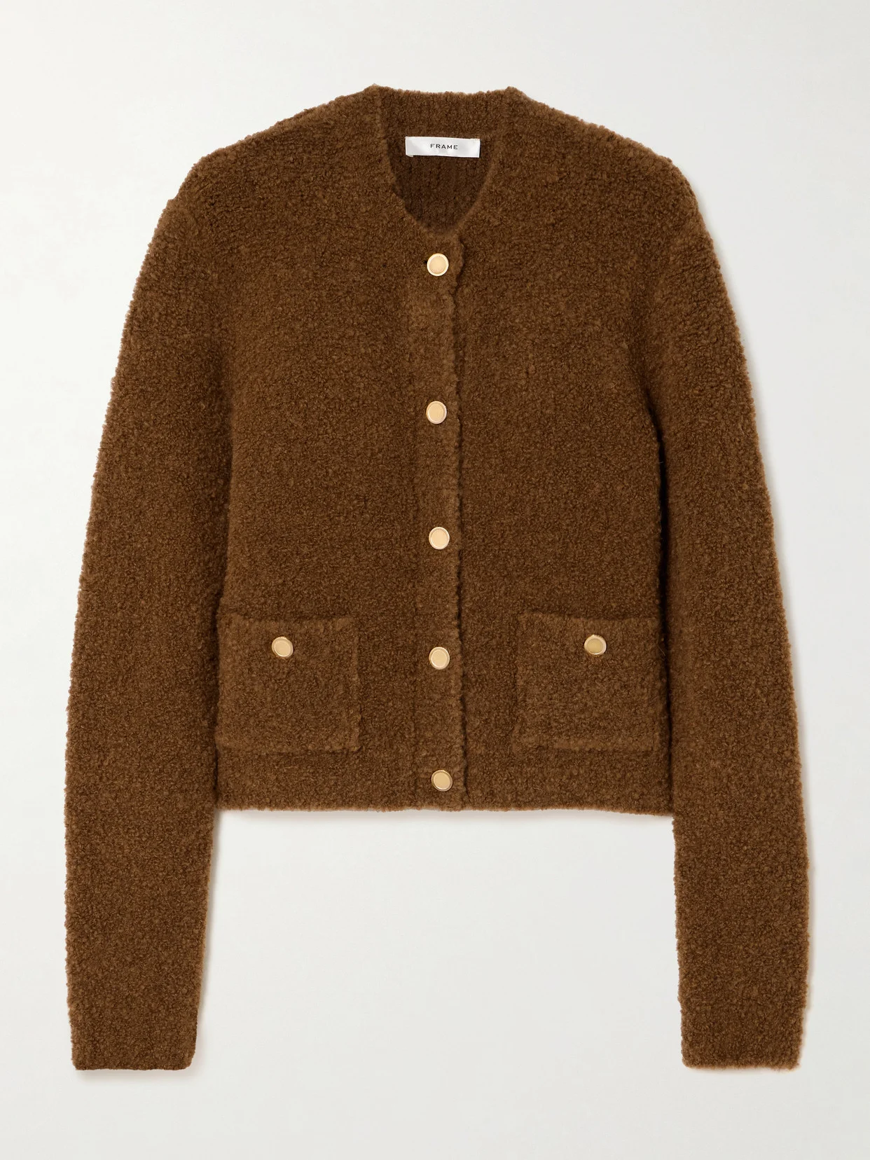 Brushed-knit Cardigan - 1