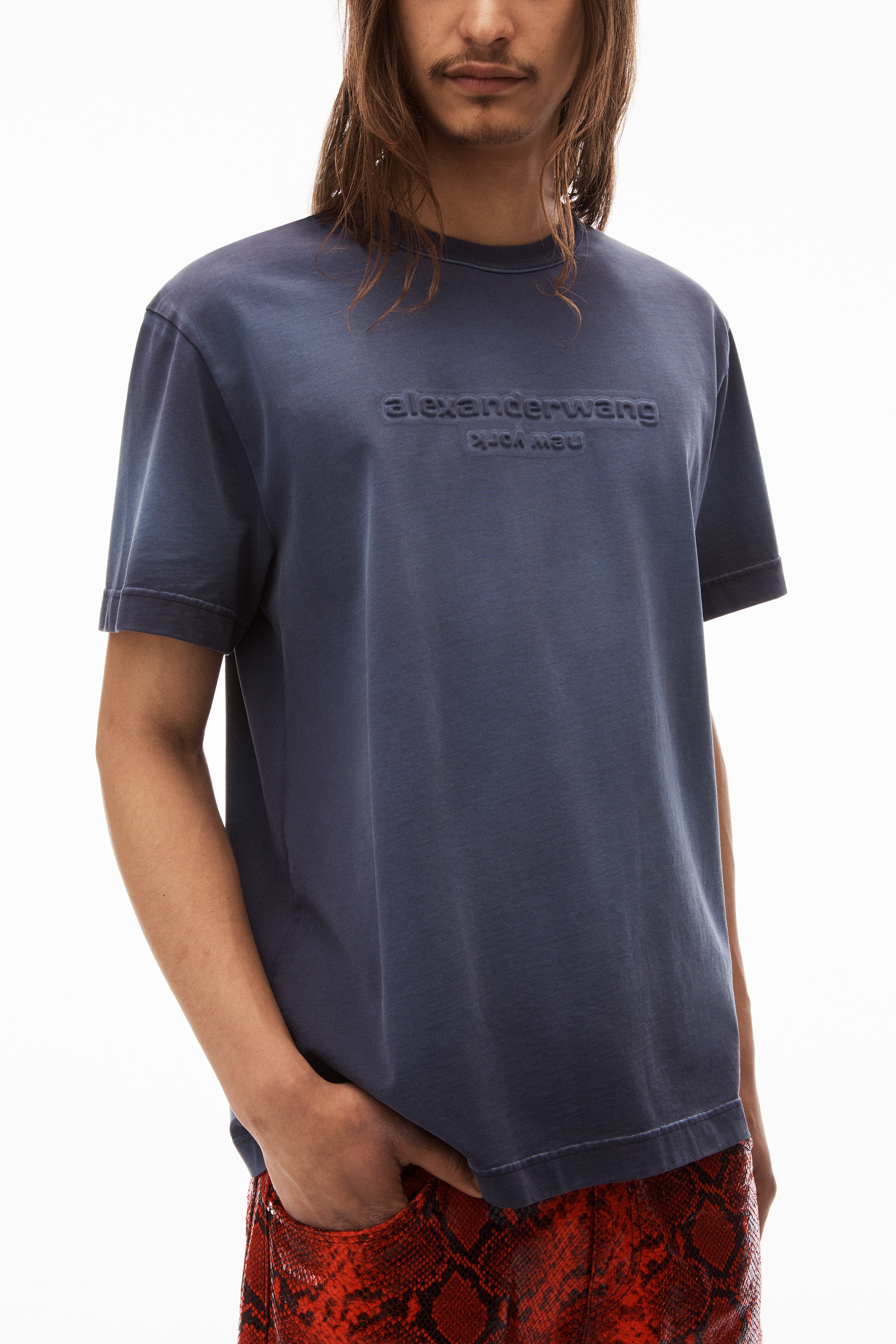 short sleeve tee in compact jersey - 3