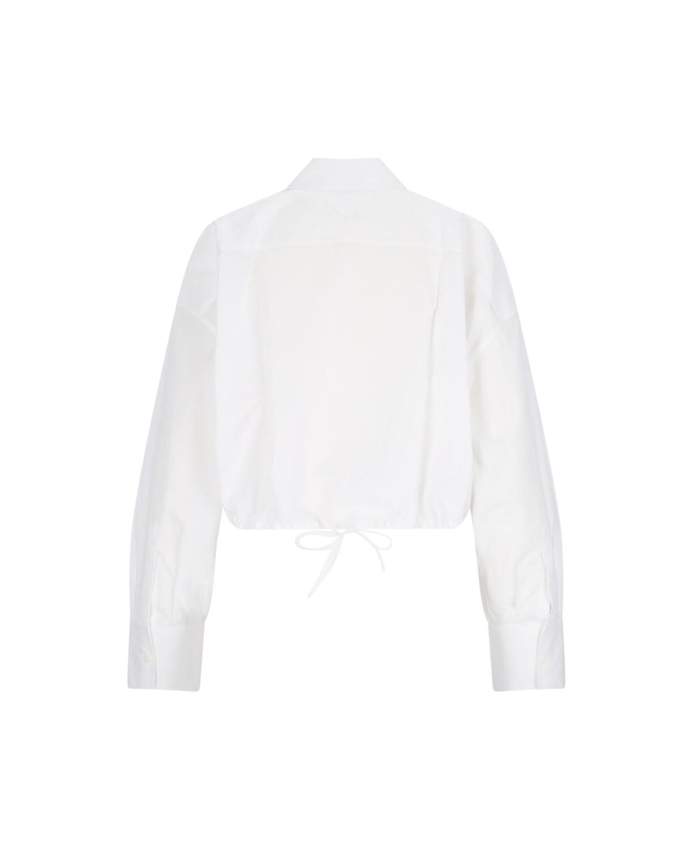 Logo Crop Shirt - 2