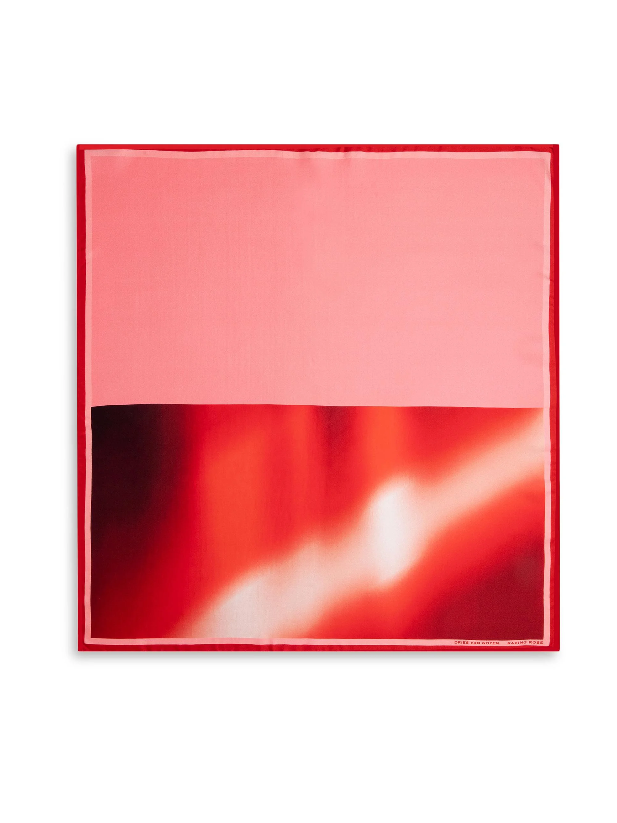 Women's Raving Rose Silk Foulard Scarf - Raving Rose - 1